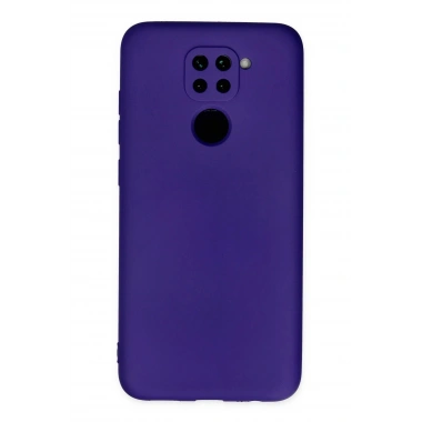 Mey İthalat®   Redmi Note 9 Kılıf Nano içi Kadife Silikon - Mor