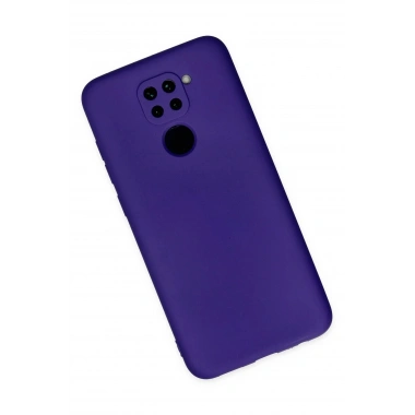 Mey İthalat®   Redmi Note 9 Kılıf Nano içi Kadife Silikon - Mor