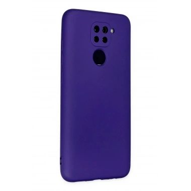 Mey İthalat®   Redmi Note 9 Kılıf Nano içi Kadife Silikon - Mor