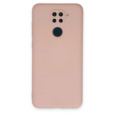 Mey İthalat®   Redmi Note 9 Kılıf Nano içi Kadife Silikon - Pudra