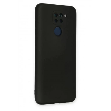 Mey İthalat®   Redmi Note 9 Kılıf Nano içi Kadife Silikon - Siyah