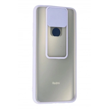 Mey İthalat® Redmi Note 9 Kılıf Palm Buzlu Kamera Sürgülü Silikon - Lila