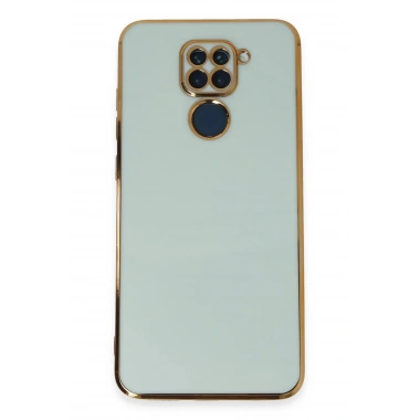 Mey İthalat®   Redmi Note 9 Kılıf Volet Silikon - Açık Yeşil