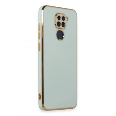 Mey İthalat®   Redmi Note 9 Kılıf Volet Silikon - Açık Yeşil