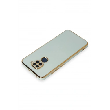 Mey İthalat®   Redmi Note 9 Kılıf Volet Silikon - Açık Yeşil