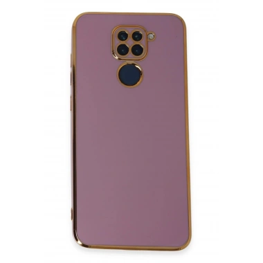 Mey İthalat®   Redmi Note 9 Kılıf Volet Silikon - Mor