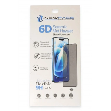 Mey İthalat® Redmi Note 9 Pro 6D Antistatik Mat Seramik Hayalet Nano Ekran Koruyucu