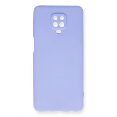 Mey İthalat®   Redmi Note 9 Pro Kılıf Nano içi Kadife Silikon - Lila