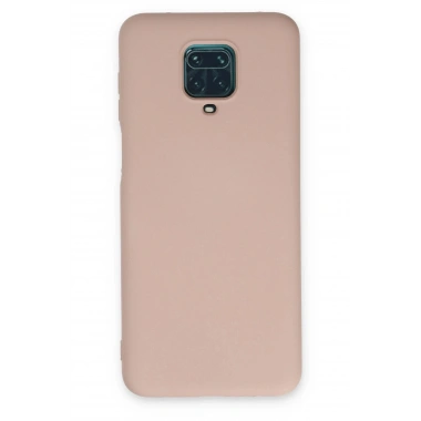Mey İthalat®   Redmi Note 9 Pro Kılıf Nano içi Kadife Silikon - Pudra