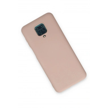 Mey İthalat®   Redmi Note 9 Pro Kılıf Nano içi Kadife Silikon - Pudra