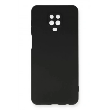 Mey İthalat®   Redmi Note 9 Pro Kılıf Nano içi Kadife Silikon - Siyah