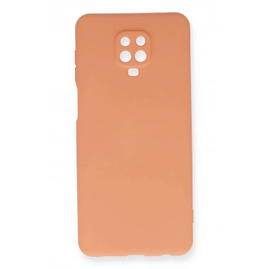 Mey İthalat®   Redmi Note 9 Pro Kılıf Nano içi Kadife Silikon - Turuncu