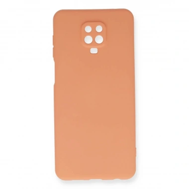 Mey İthalat®   Redmi Note 9 Pro Kılıf Nano içi Kadife Silikon - Turuncu