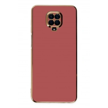 Mey İthalat®   Redmi Note 9 Pro Kılıf Volet Silikon - Kırmızı