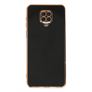Mey İthalat®   Redmi Note 9 Pro Kılıf Volet Silikon - Siyah
