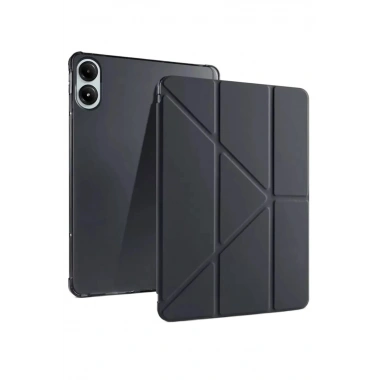 Mey İthalat®   Redmi Pad Pro 12.1 Kılıf Kalemlikli Mars Tablet Kılıfı - Siyah
