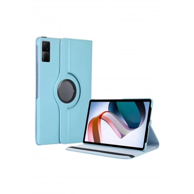 Mey İthalat® Redmi Pad SE 4G Kılıf 360 Tablet Deri Kılıf - Turkuaz