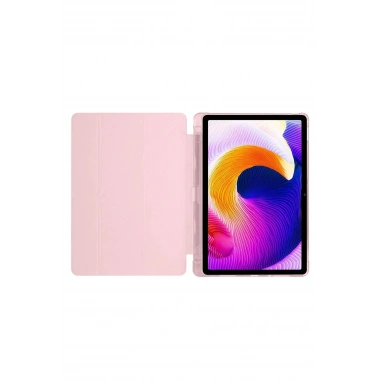 Mey İthalat®   Redmi Pad SE 4G Kılıf Kalemlikli Mars Tablet Kılıfı - Rose Gold