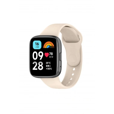 Mey İthalat® Redmi Watch 3 Active Klasik Kordon - Yıldız Işığı