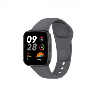 Mey İthalat® Redmi Watch 3 Klasik Kordon - Füme