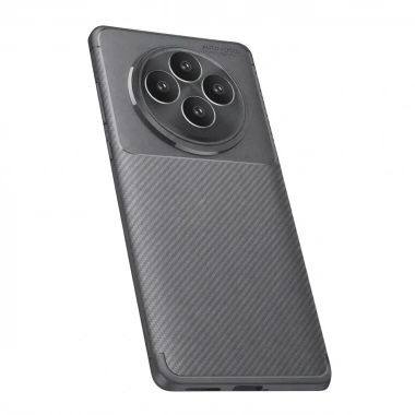 Mey İthalat®   Reno 11 FS Kılıf Auto Focus Karbon Kapak - Gri