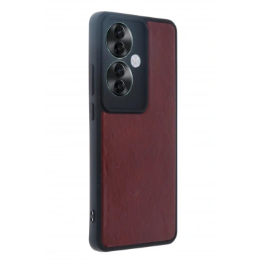 Mey İthalat®   Reno 11F Kılıf Aras Deri Kapak - Bordo