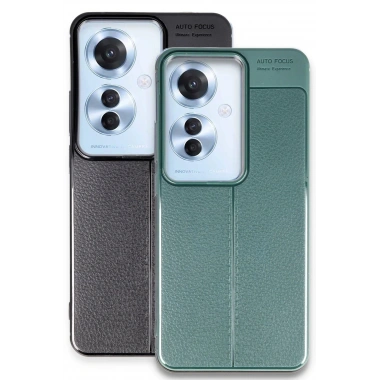 Mey İthalat®   Reno 11F Kılıf Auto Focus Kapak - Koyu Yeşil