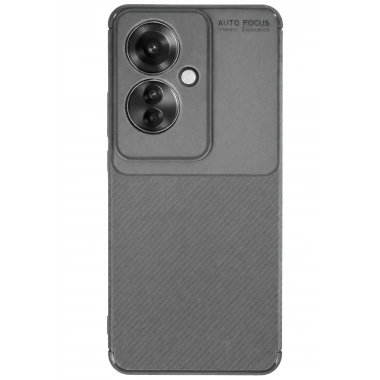 Mey İthalat®   Reno 11F Kılıf Auto Focus Karbon Kapak - Gri