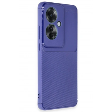 Mey İthalat®   Reno 11F Kılıf Auto Focus Karbon Kapak - Lacivert