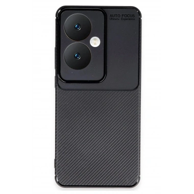 Mey İthalat®   Reno 11F Kılıf Auto Focus Karbon Kapak - Siyah