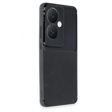 Mey İthalat®   Reno 11F Kılıf Auto Focus Karbon Kapak - Siyah