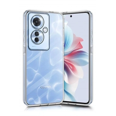 Mey İthalat®   Reno 11F Kılıf Lüx Şeffaf Silikon