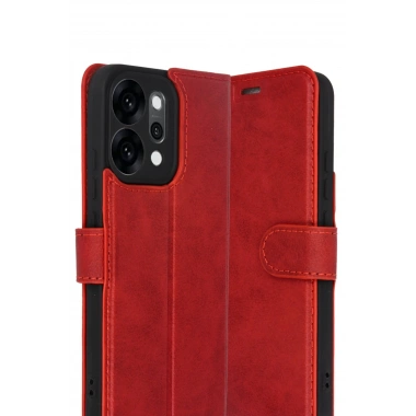 Mey İthalat®   Reno 14 Trend S Plus Kapaklı Kılıf - Kırmızı
