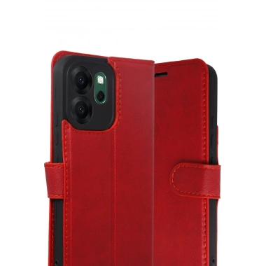 Mey İthalat®   Reno 14F Trend S Plus Kapaklı Kılıf - Kırmızı