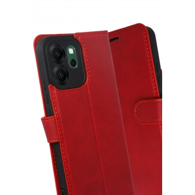 Mey İthalat®   Reno 14F Trend S Plus Kapaklı Kılıf - Kırmızı