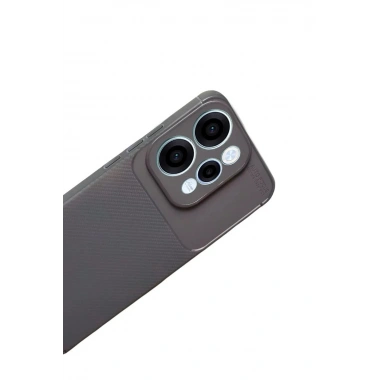 Mey İthalat®   Reno 15 Auto Focus Karbon Kapak - Gri