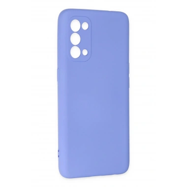Mey İthalat®   Reno 5 Kılıf Nano içi Kadife Silikon - Lila