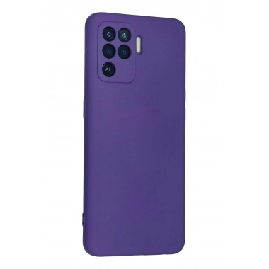 Mey İthalat®   Reno 5 Lite Kılıf Nano içi Kadife Silikon - Mor