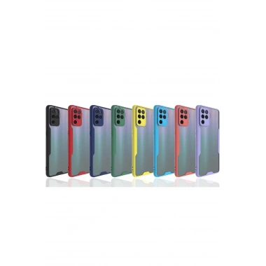 Mey İthalat®   Reno 5 Lite Kılıf Platin Silikon - Sarı