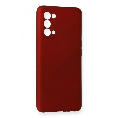 Mey İthalat®   Reno 5 Pro Kılıf First Silikon - Bordo