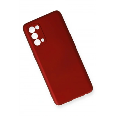 Mey İthalat®   Reno 5 Pro Kılıf First Silikon - Bordo