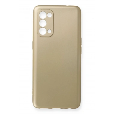 Mey İthalat®   Reno 5 Pro Kılıf First Silikon - Gold