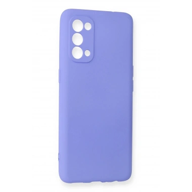Mey İthalat®   Reno 5 Pro Kılıf First Silikon - Lila