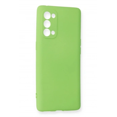 Mey İthalat®   Reno 5 Pro Kılıf First Silikon - Yeşil
