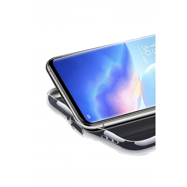 Mey İthalat®   Reno 5 Pro Kılıf Lüx Şeffaf Silikon