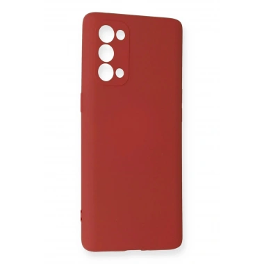 Mey İthalat®   Reno 5 Pro Kılıf Nano içi Kadife Silikon - Kiremit