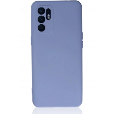 Mey İthalat®   Reno 6 Kılıf Nano içi Kadife Silikon - Lila