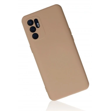 Mey İthalat®   Reno 6 Kılıf Nano içi Kadife Silikon - Pudra