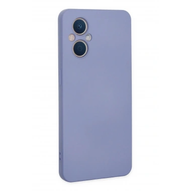 Mey İthalat®   Reno 7 Lite Kılıf Nano içi Kadife Silikon - Lila