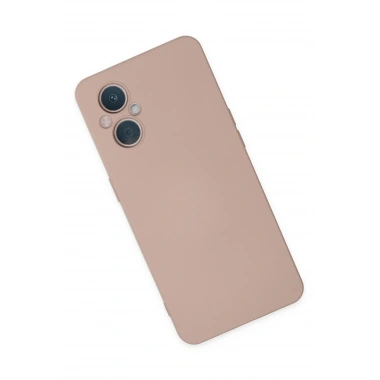 Mey İthalat®   Reno 7 Lite Kılıf Nano içi Kadife Silikon - Pudra